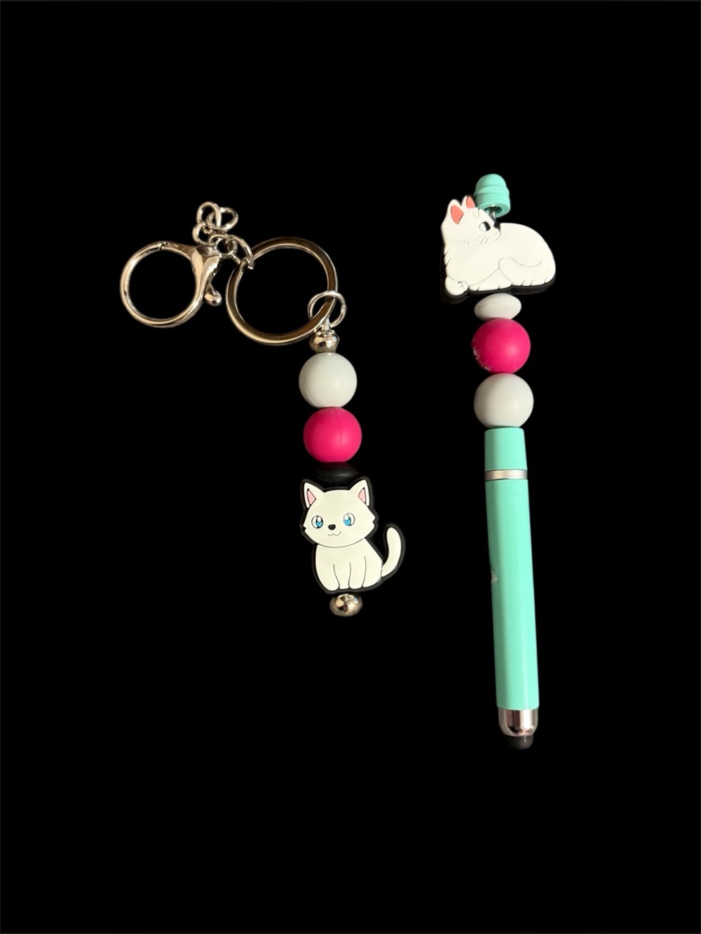 Cat Stylus Pen/ Pen & Keychain Set - Picture 6 of 10